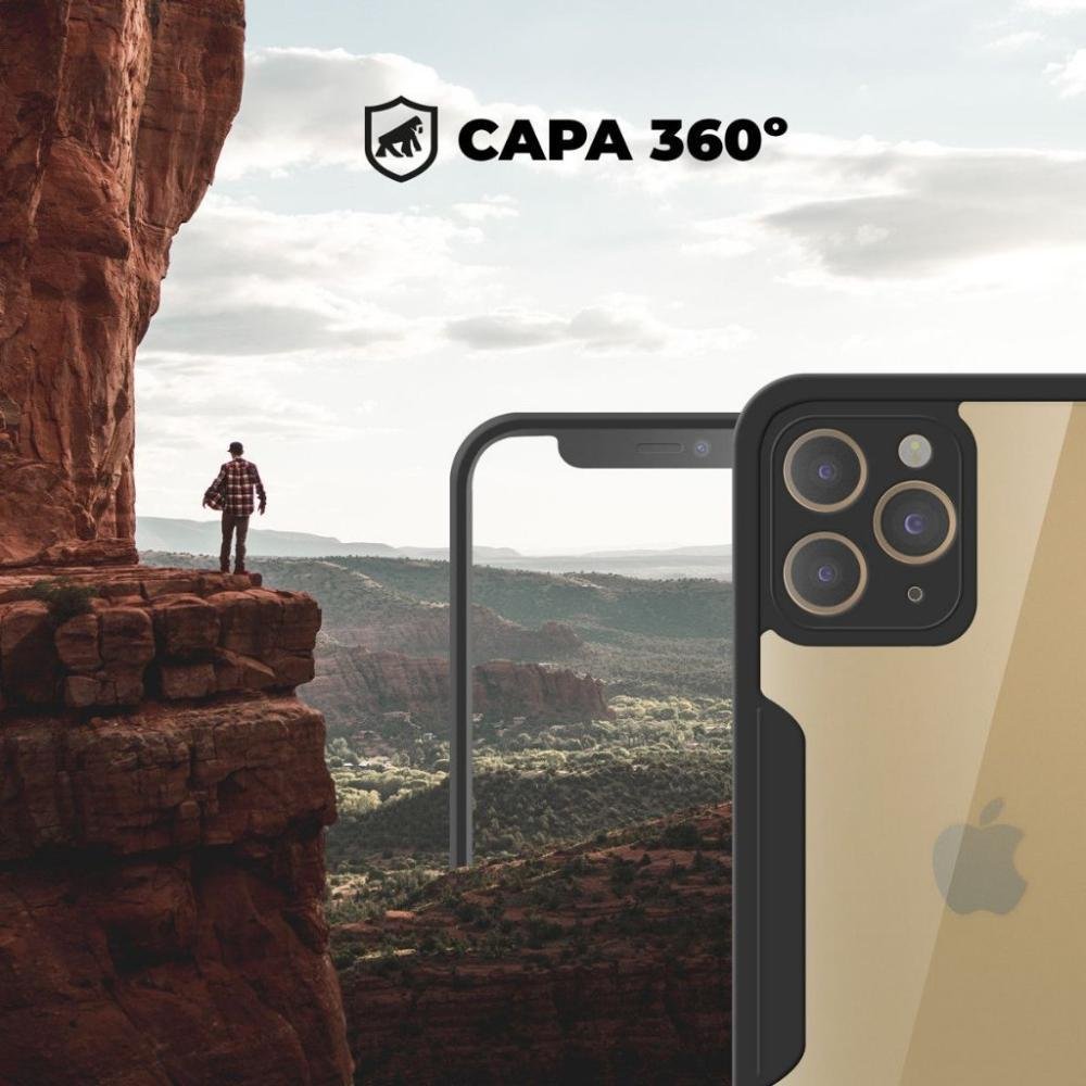 Imagem 4 de 5 do produto Capa Gshield 360, Para Iphone 12 Pro Max - Preto
