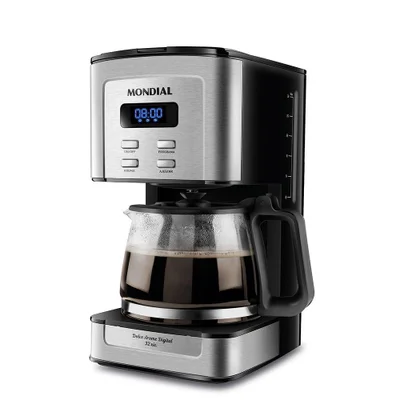 Cafeteira Mondial Dolce Arome C-44-32x-sdi, 32 Xícaras, Inox, 800w, 220v, Preto - 4054-02