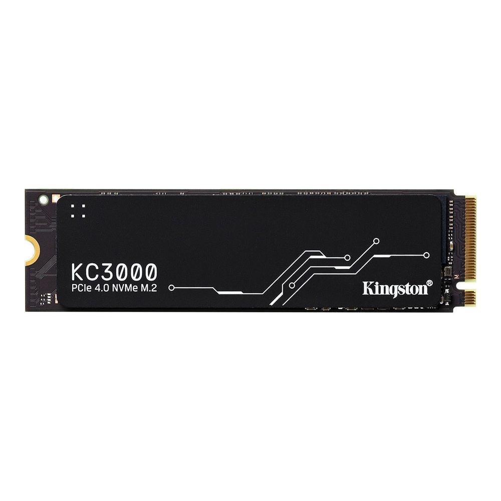 SSDKingstonKc3000Gen4,1024GB,M.22280PCIe4NVME,Leitura7000MB/sEGravação6000MB/s,Preto-Skc3000s/1024g