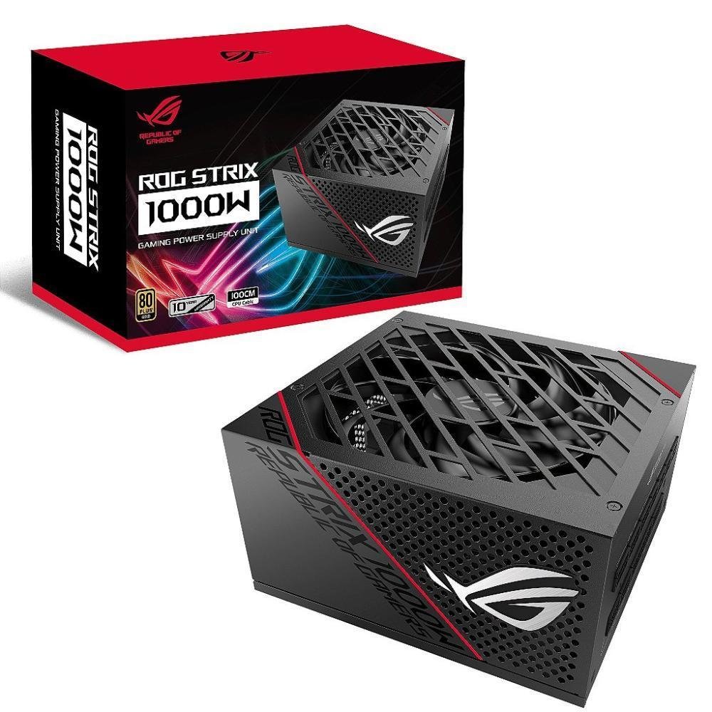 Fonte Asus Rog Loki SFXL, 1000W, 80 Plus Platinum, ARGB, Bivolt, Preto