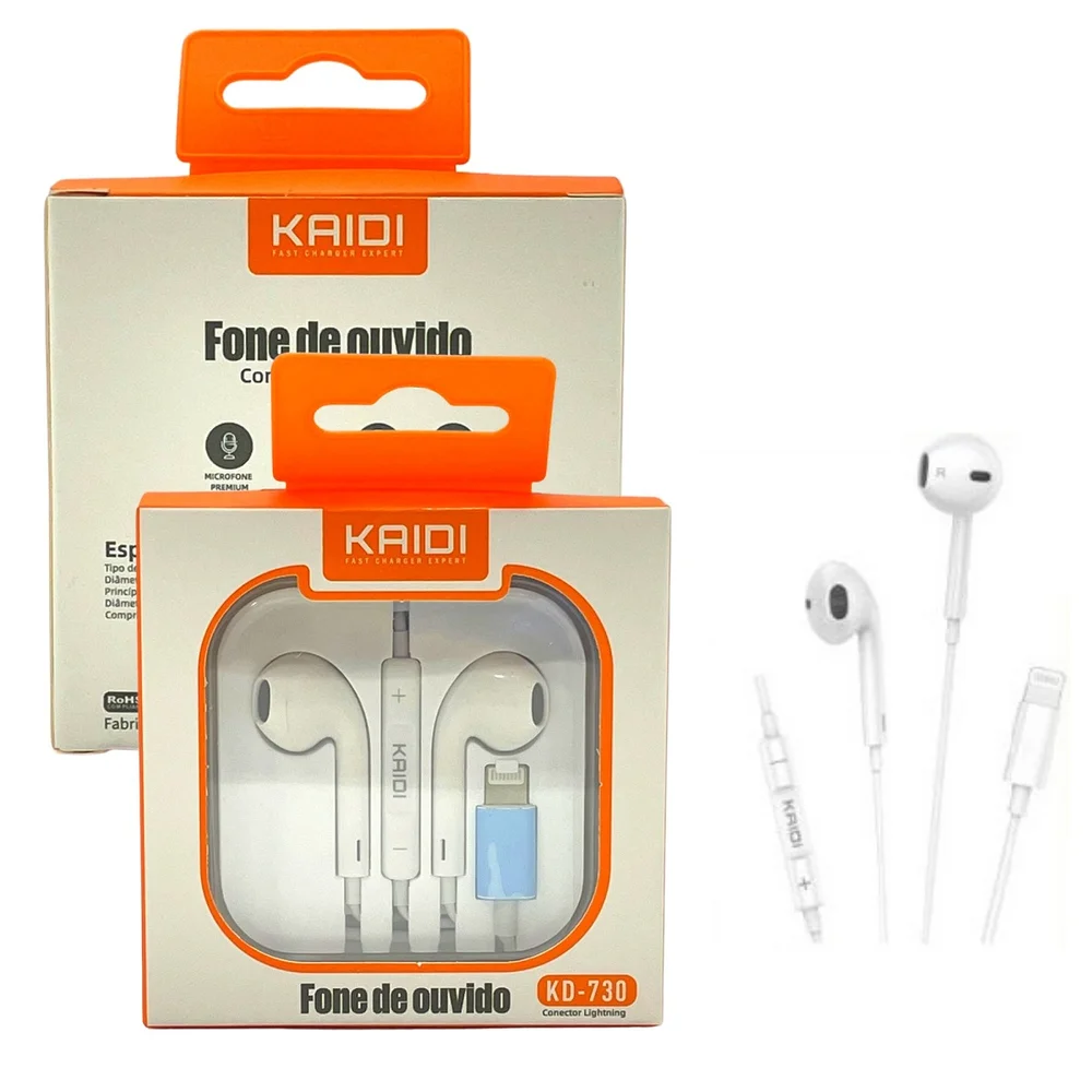 Fone De Ouvido Lightning Kaidi KD 730 - view 5