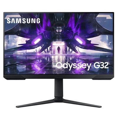 Monitor Gamer Samsung Odyssey G32A, 27 Pol. FHD, 165Hz, 1Ms, HDMI + DP, Ajuste De Altura, Freesync, Preto - Ls27ag32anlxzd