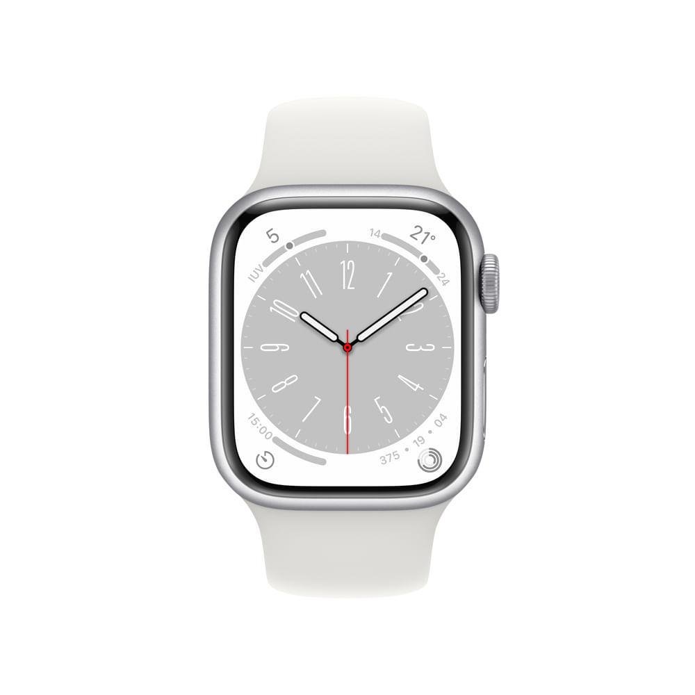 Apple Watch S8 41mm, Gps, Multiira Esportiva - Branca