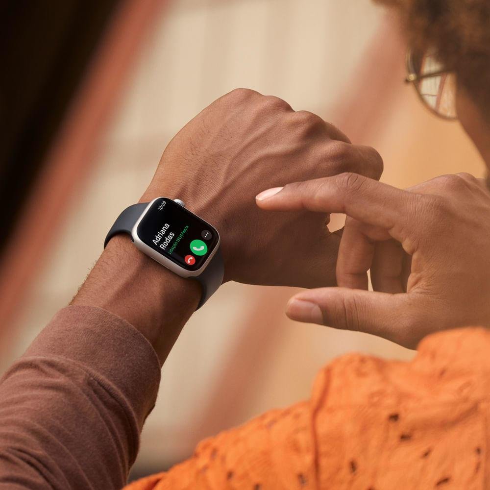 Apple Watch S8 41mm, Gps, Multiira Esportiva - Branca