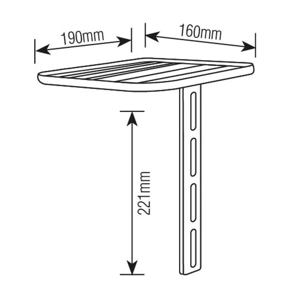 Imagem 2 de 5 do produto Suporte de Parede para DVD Brasforma, Preto - Advd1786x5