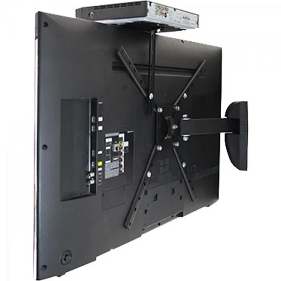 Imagem 5 de 5 do produto Suporte de Parede para DVD Brasforma, Preto - Advd1786x5