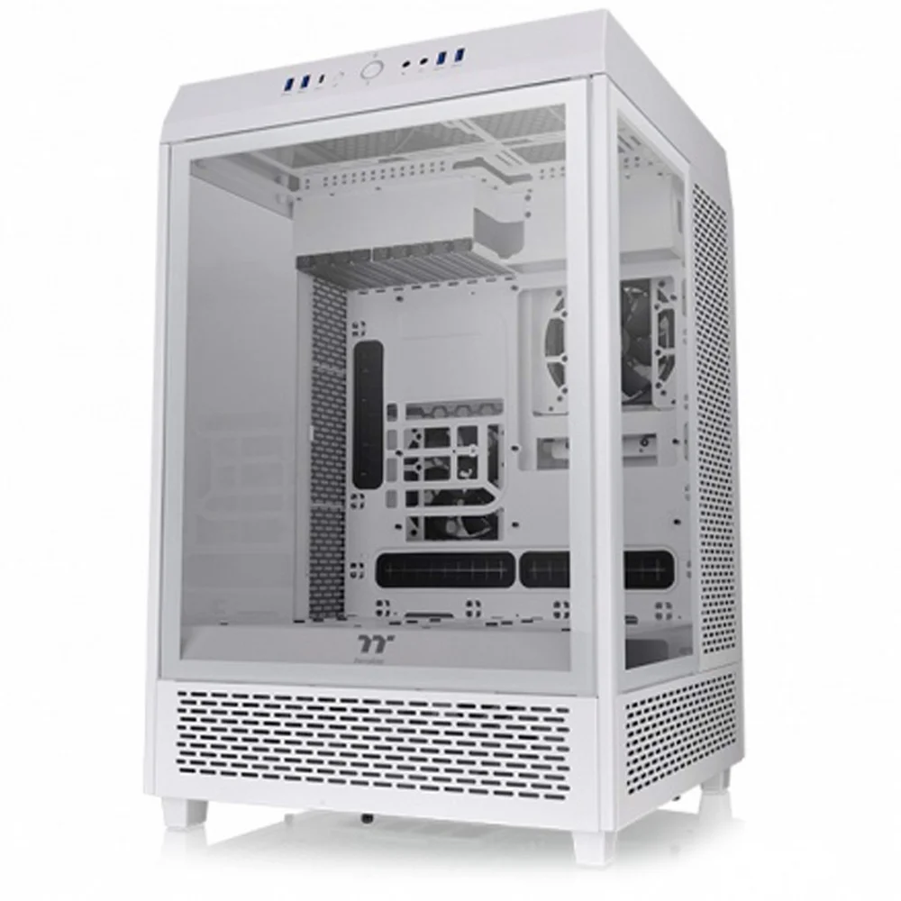 送料無料 Thermaltake The Tower 500  ホワイト Gabinete Tt The Tower 500whmidtower2 120mm Stand