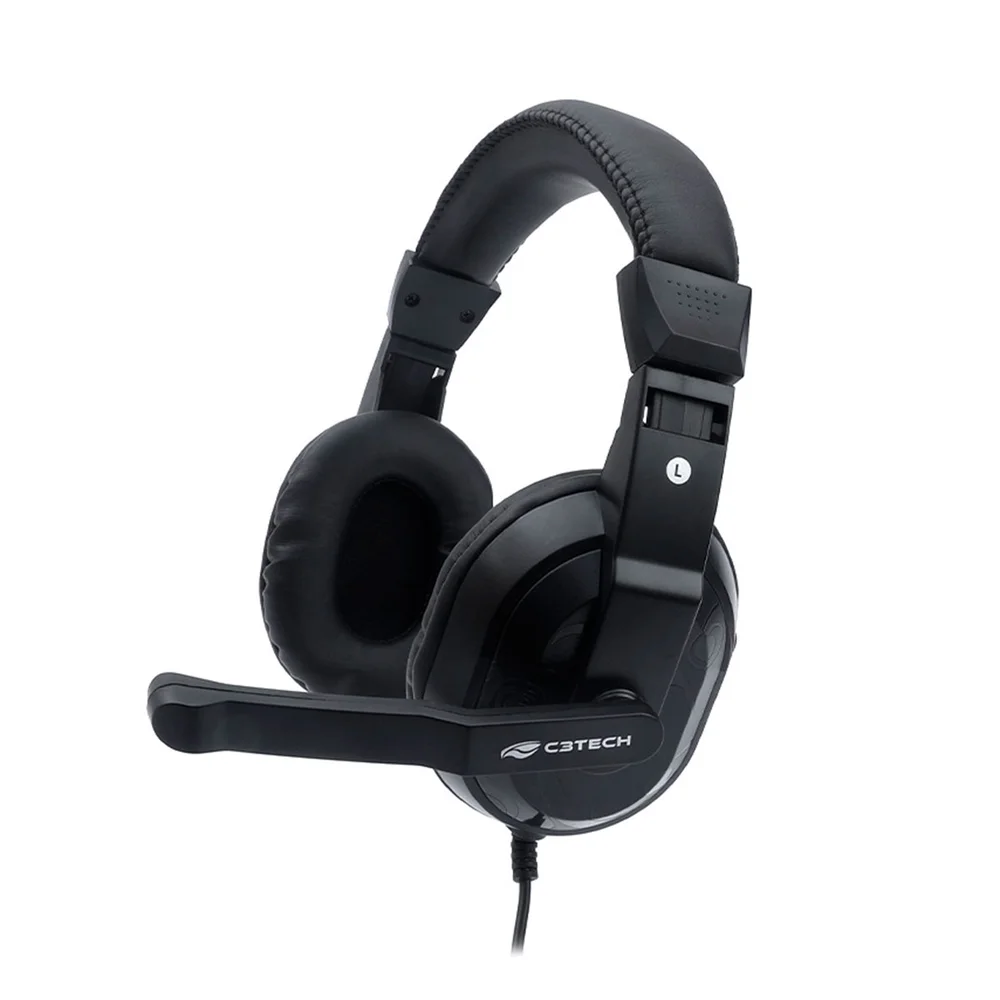 Imagem 2 de 5 do produto Headset Gamer C3tech Ph-g12bk, P2 3.5mm, Preto