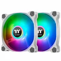 Kit Cooler FAN com 2 Unidades Thermaltake TT Pure Duo 12, ARGB, Sync Radiator - CONT.CLF097PL12SWB 2