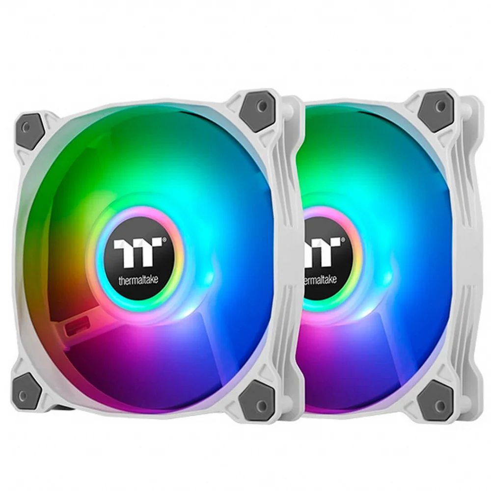 Kit Cooler FAN com 2 Unidades Thermaltake TT Pure Duo 12, ARGB, Sync Radiator - CONT.CLF097PL12SWB 4
