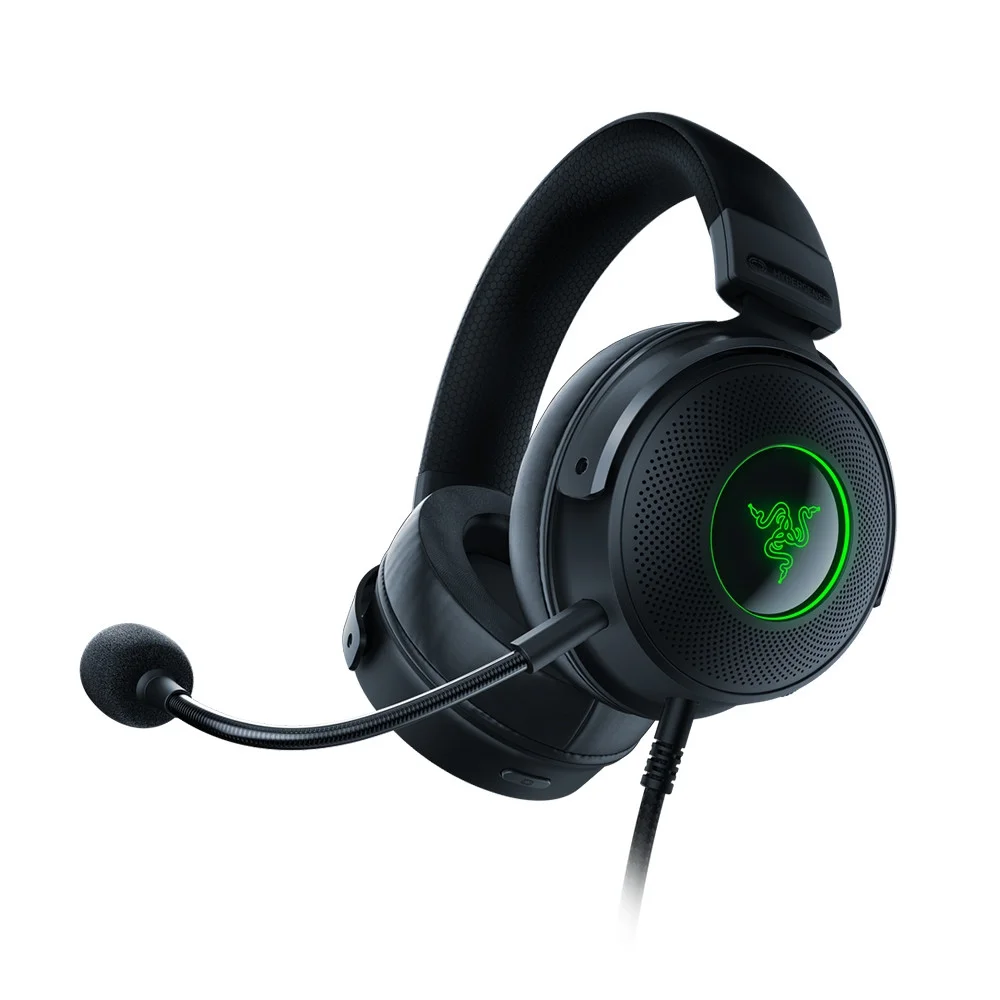 Headset Gamer Razer Kraken V3 HyperSense KaBuM