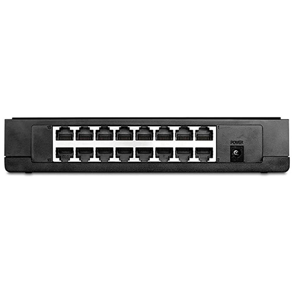 Imagem 3 de 5 do produto Switch De Mesa Tp-link Tl-sf1016d, 16 Portas 10/100MBps, Preto