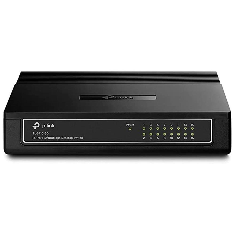 Imagem 4 de 5 do produto Switch De Mesa Tp-link Tl-sf1016d, 16 Portas 10/100MBps, Preto