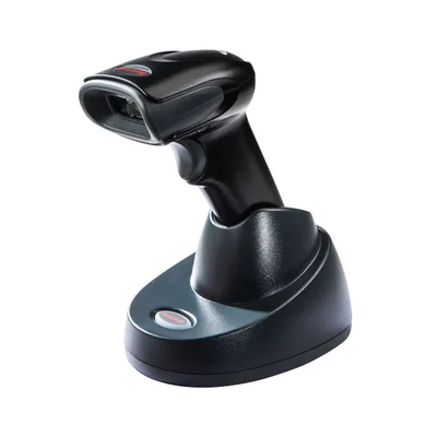 Leitor De Código De Barras Honeywell, Voyager 1472G, Sem Fio, Imager 2D, USB, Com Suporte, Preto