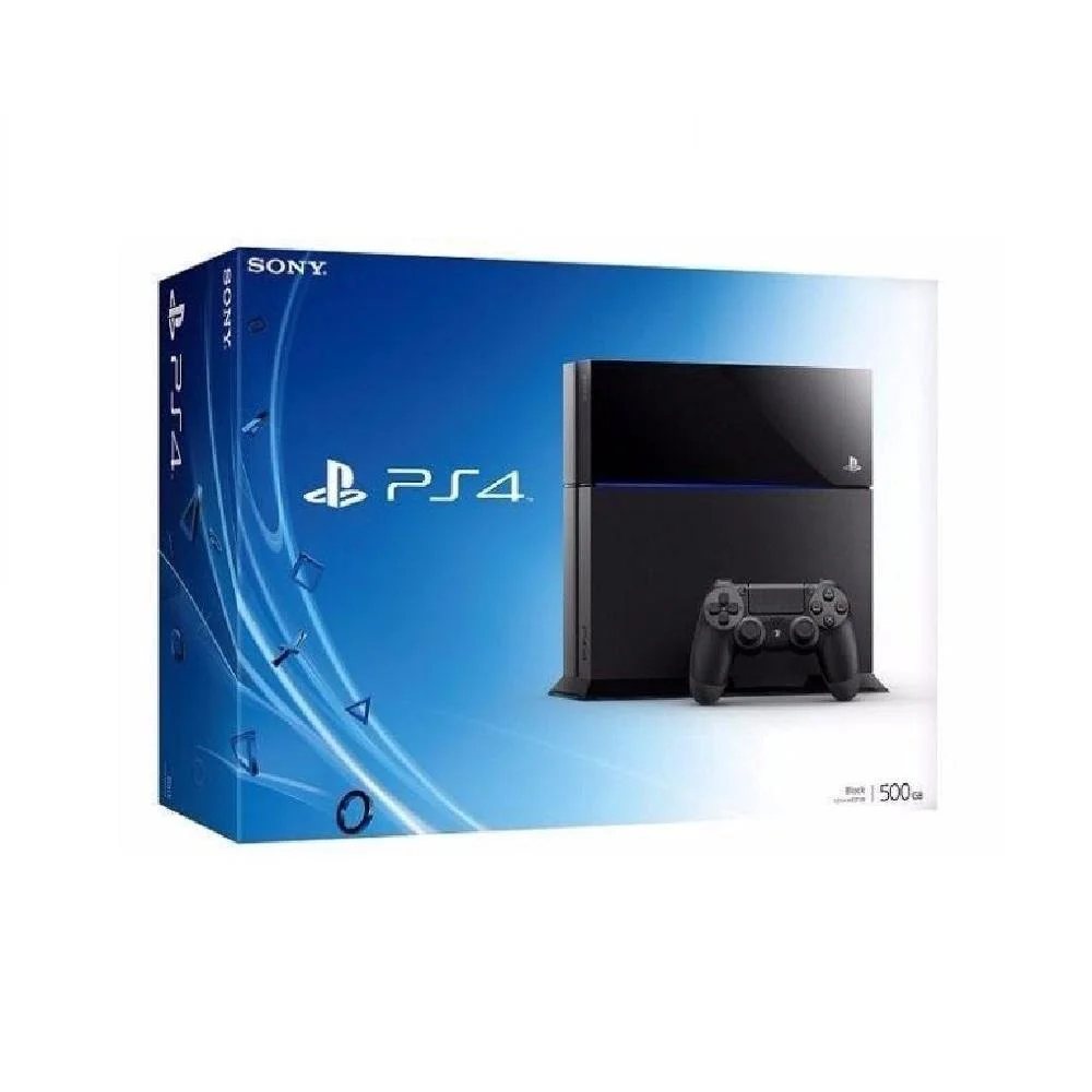 Sony Playstation 4 500GB Standard Preto KaBuM