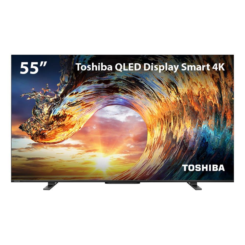 Smart TV DLED 55 Toshiba 4K 55C350L 3 HDMI com o Melhor Preço é