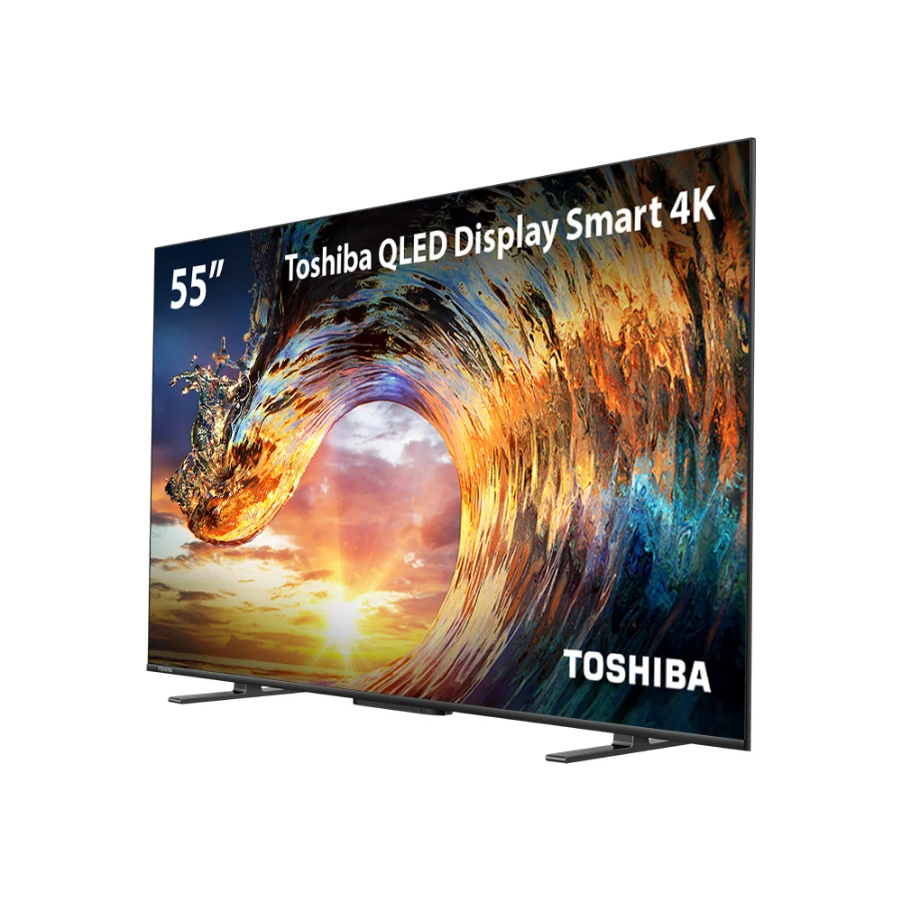 Smart TV Toshiba 55 Polegadas QLED 4K VIDAA KaBuM