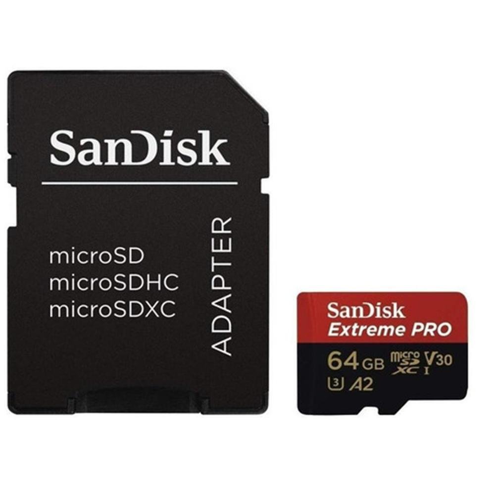 Cartão De Memória Sandisk Extreme Pro 64GB Cartão De Memória Sandisk Extreme Pro 64GB