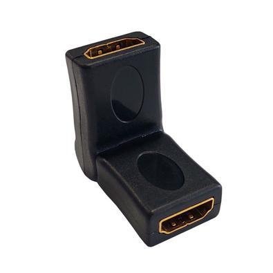 Emenda HDMI Ad0045, Para HDMI F x HDMI F,  Com Ângulo De 90 A 180 Graus