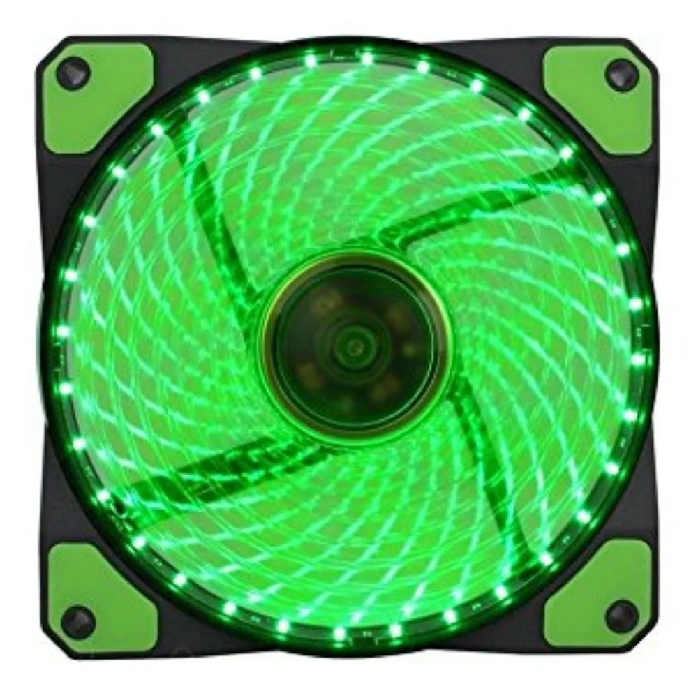 Imagem 3 de 5 do produto Cooler FAN Gamemax Gamer, 120mm, LED, Verde - GF12G