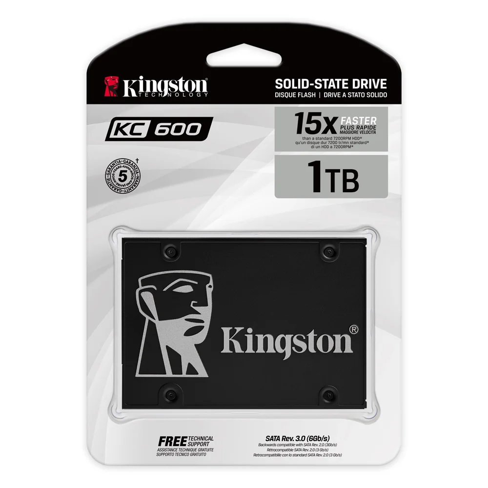 Imagem 5 de 5 do produto SSD 1TB Sata Iii 2.5Polegadas Skc600/1024g Kingston