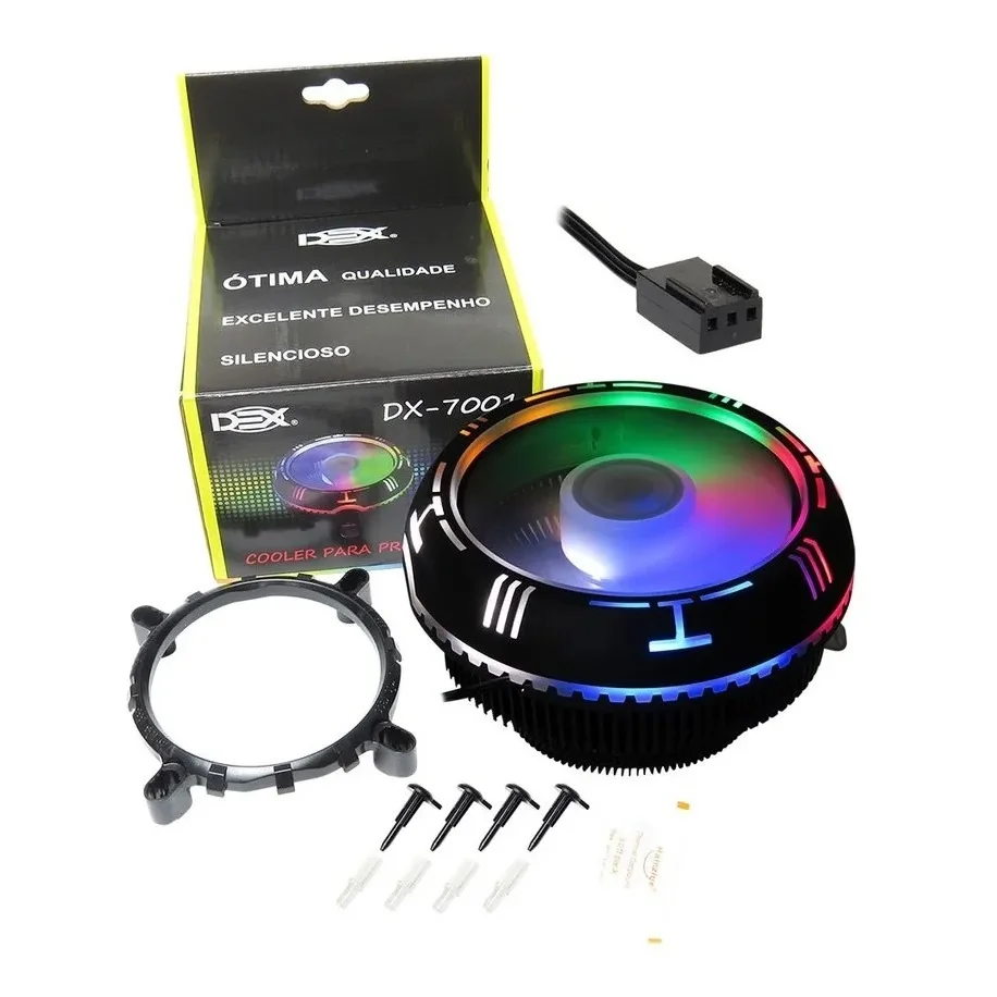 Cooler Para Processador DEX, RGB, Intel e AMD - DX-7001 8