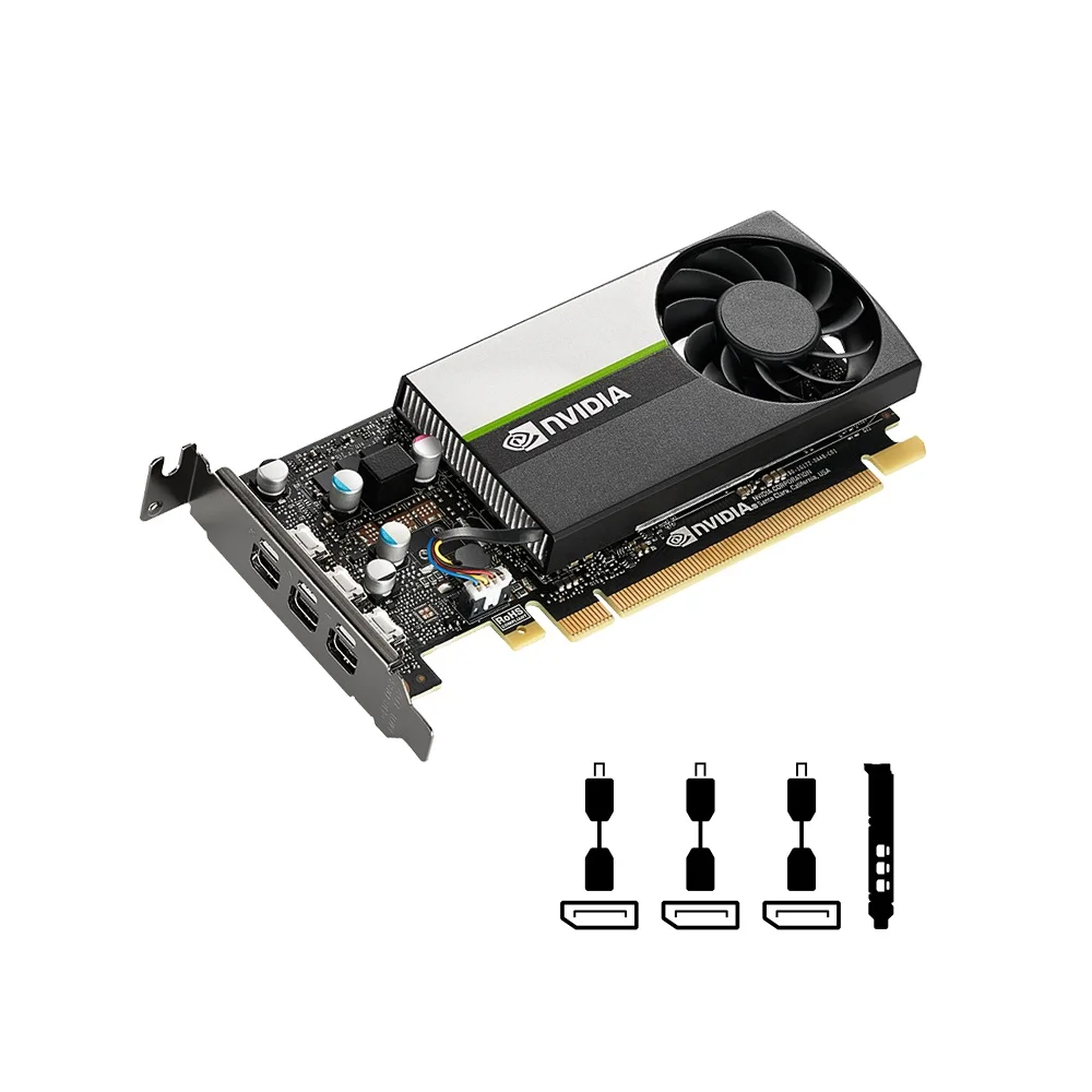 Imagem 3 de 5 do produto Placa De Vídeo Quadro Pny Nvidia T400 4gb Gddr6 64 Bits - Vcnt4004gb-pb