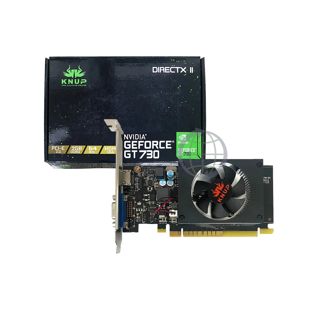 Placa de Vídeo Knup NVIDIA GeForce, 2GB DDR3, 64 Bits, VGA, HDMI, Para PC - KP-GT730/BB 4