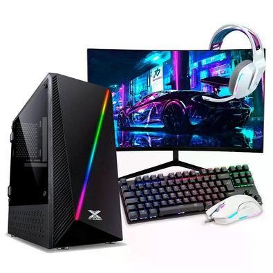 Kit pc gamer Completo Core i7-10700F, RTX 3050 8GB, H510, 16GB RAM, SSD  512, 700W 80 plus, Wifi, Monitor 19, Teclado, Mouse, Headset e Mousepad  Gamer