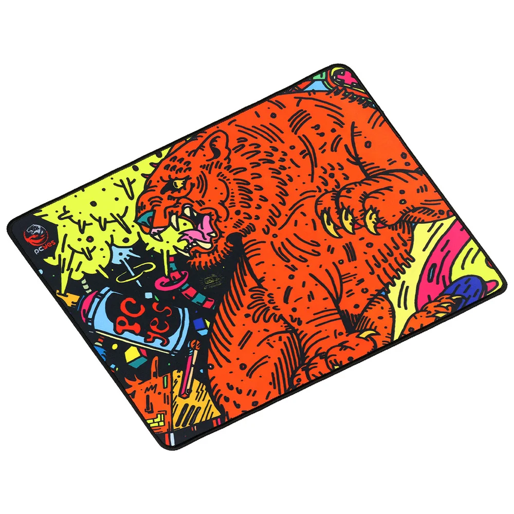 Mouse Pad Pcyes Tiger Medium, Estilo Speed, 500x400mm - Pmt50x40 Mouse Pad Pcyes Tiger Medium, Estilo Speed, 500x400mm - Pmt50x40