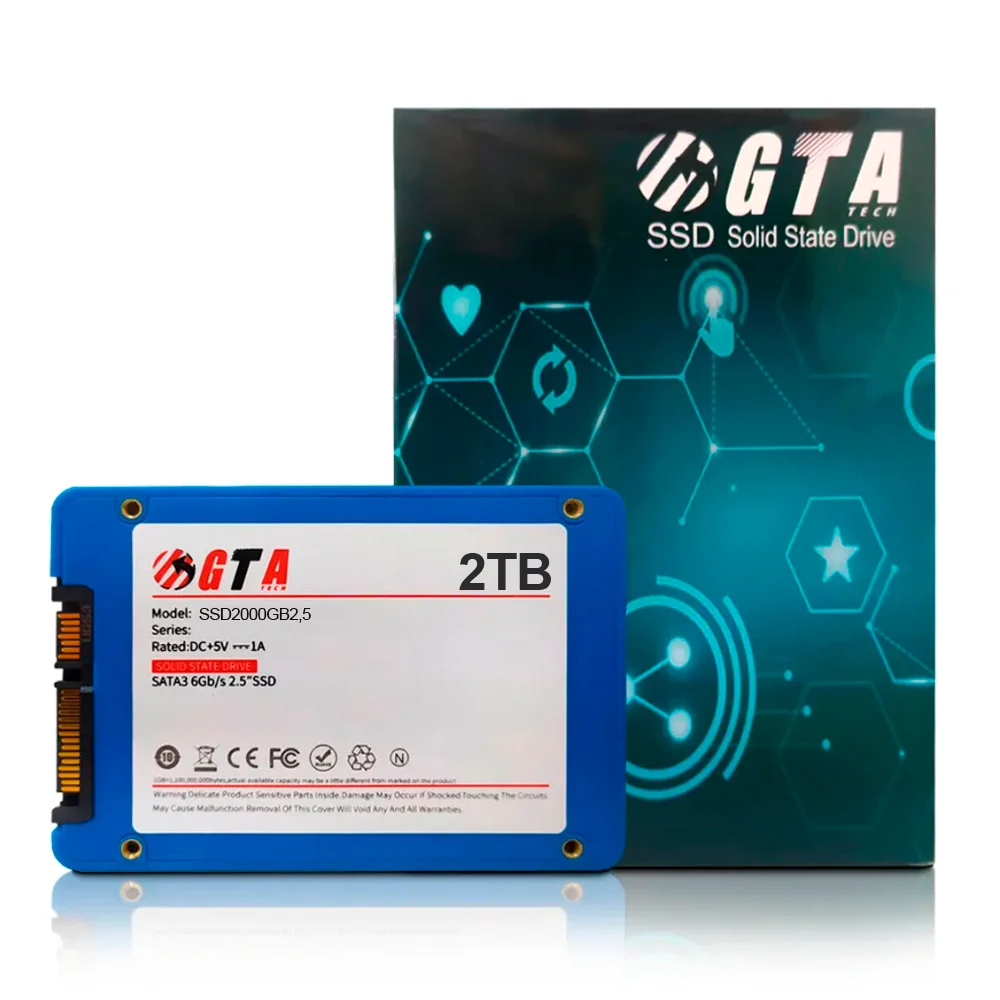 Ssd Gta Tech 2TB 25 Sata 3 Ssd2000GB2 KaBuM