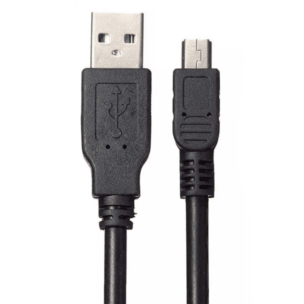 Imagem 2 de 4 do produto Cabo USB A Macho X Mini 5 Pinos De 1,50 Metros Pontas Niquelada