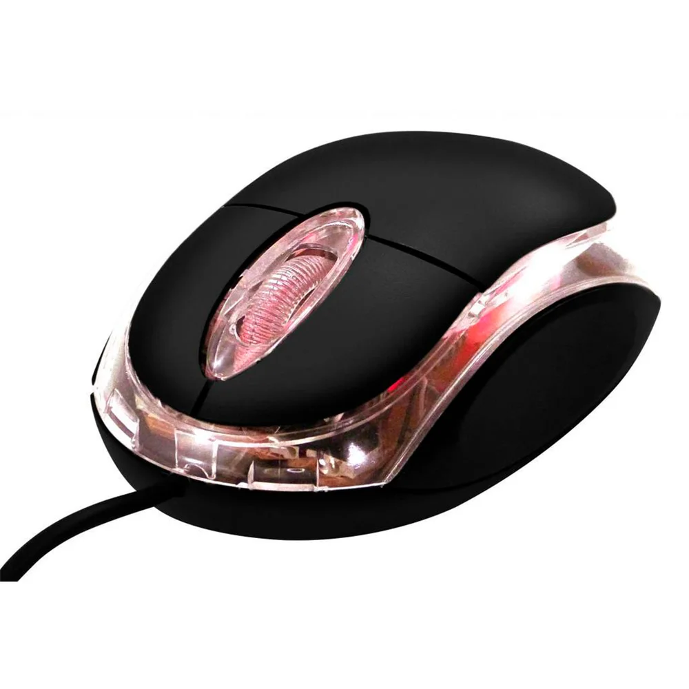 Imagem 2 de 5 do produto Mouse Pixxo Mol033, USB, 1200DPI, Preto