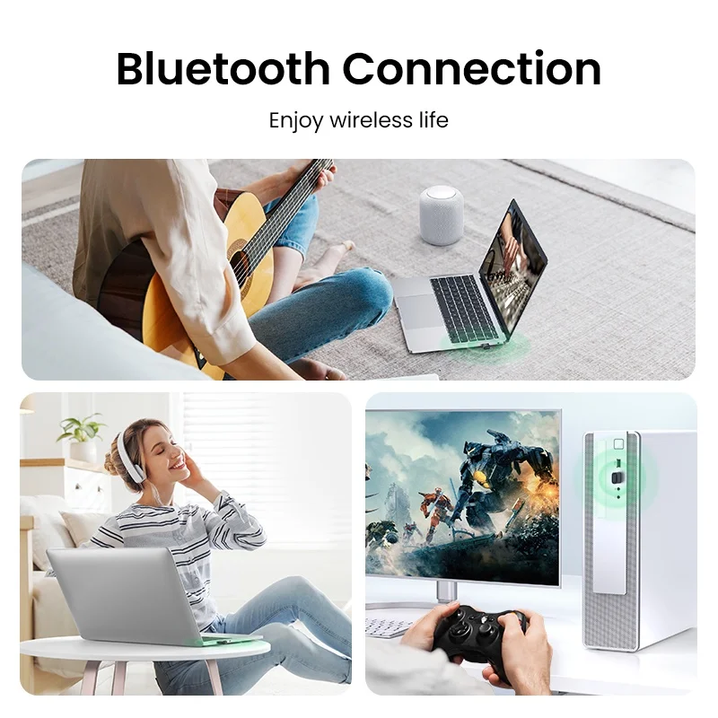 Imagem 5 de 5 do produto Adaptador Bluetooth, Ugreen 5.3, Compatível Ps5, Ps4 - Switch