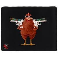 Especificação técnica: superfície speed para movimentos rápidos e precisos. Design chicken, 100% brasileiro confeccionado em tecido poliéster com bord
