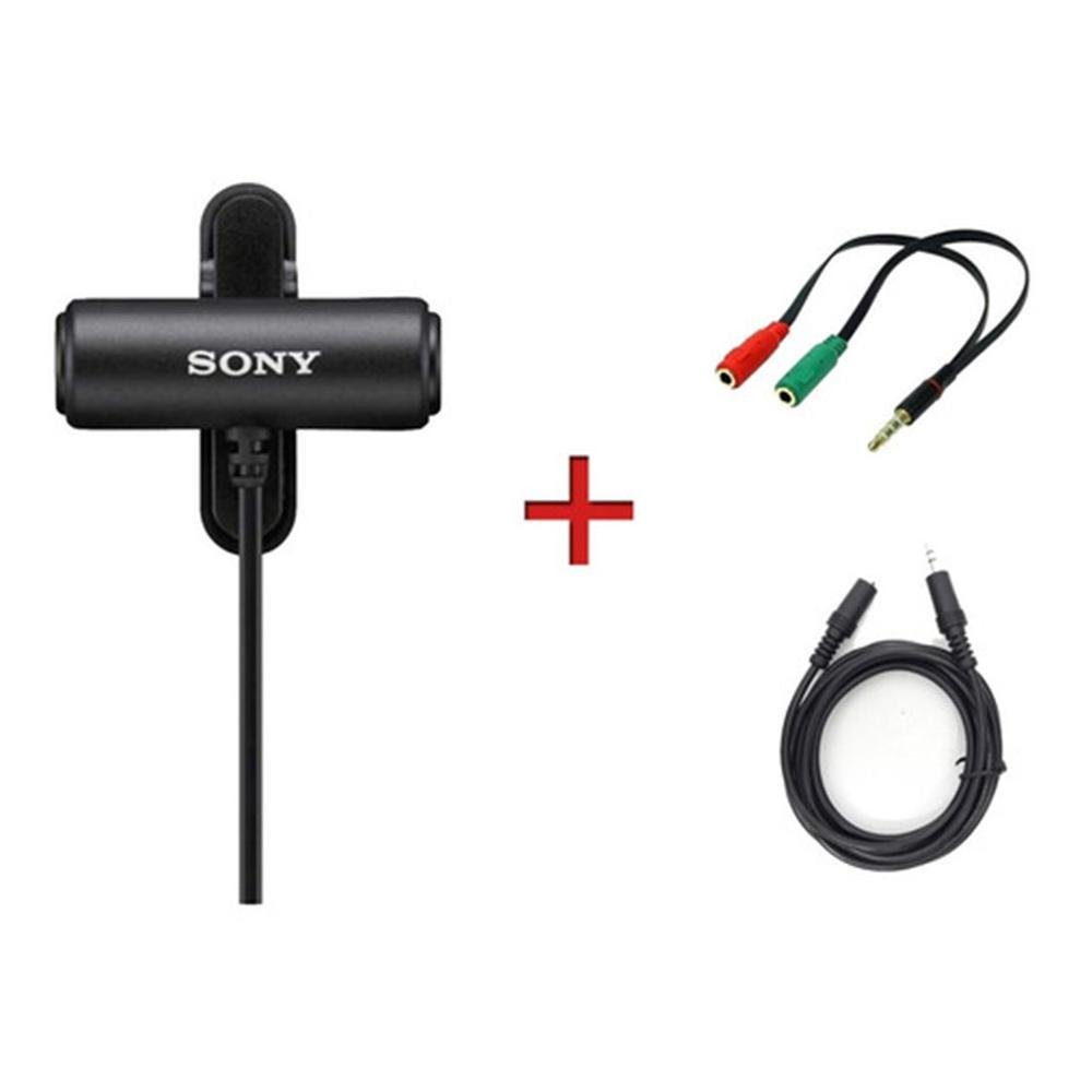 Microfone De Lapela Sony Ecmlv1 KaBuM