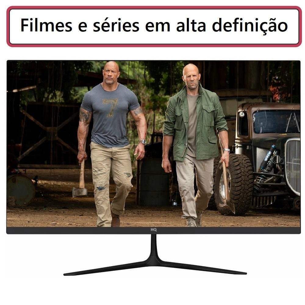 Monitor HQ 22 Polegadas, FULL HD 75HZ, HDMI e VGA, Led, FRAMeless Widescreen Vesa, Ajuste De Inclinação, 22hq-ledsb Monitor HQ 22 Polegadas, FULL HD 75HZ, HDMI e VGA, Led, FRAMeless Widescreen Vesa, Ajuste De Inclinação, 22hq-ledsb