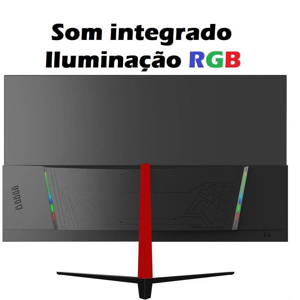 Imagem 5 de 5 do produto Monitor Gamer HQ 27 Polegadas, FULL HD 144HZ A 240HZ 1MS HDMI Display Port, Curvo LED, Alto Falantes Iluminação RGB - Battle 27h240g