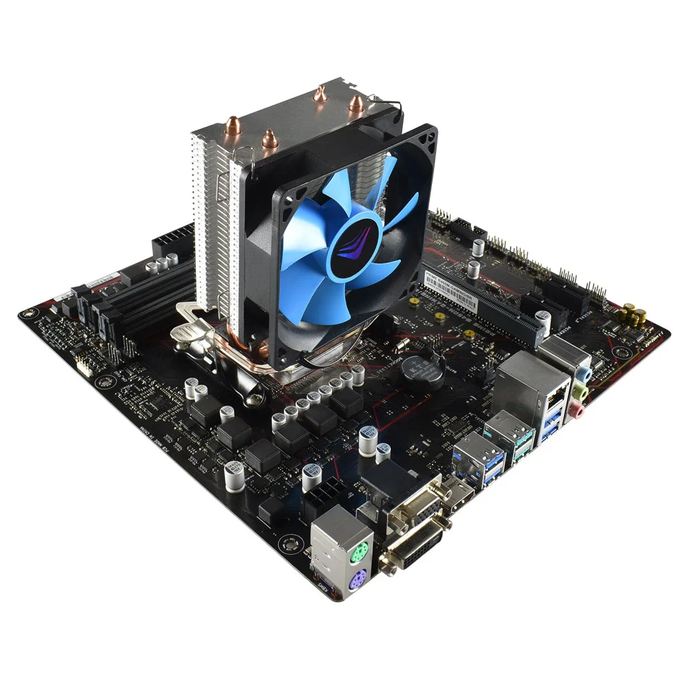 Imagem 3 de 5 do produto Cooler Para Processador Evus Cp-90, Compatível C/ Intel E AMD, Azul