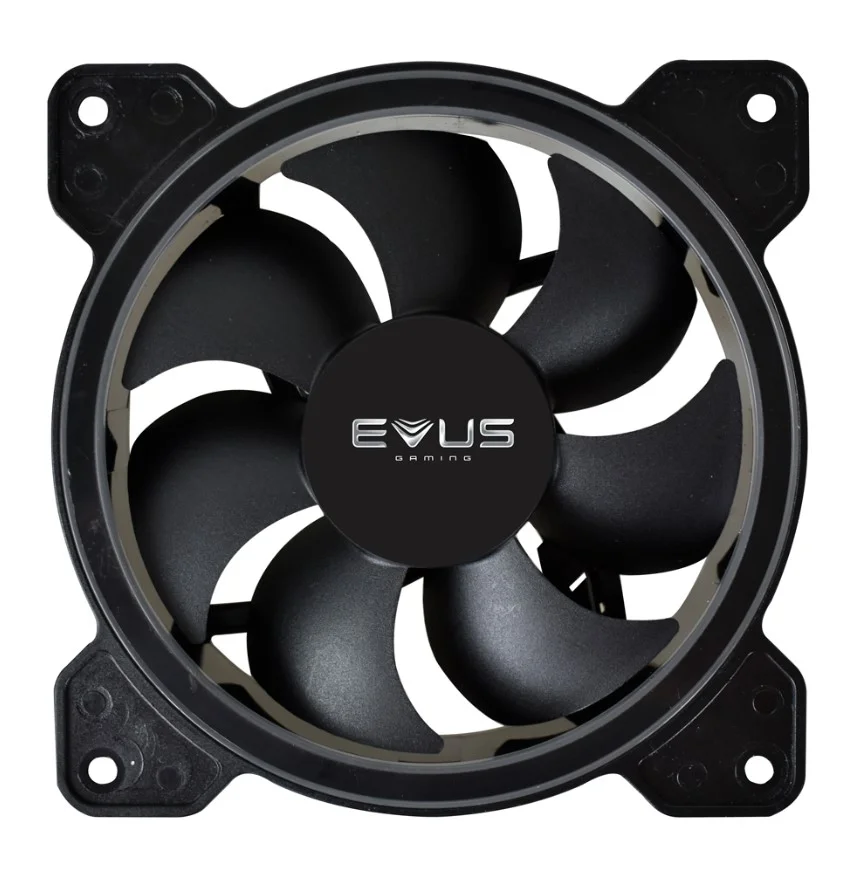 Imagem 2 de 5 do produto Cooler Gamer Evus F-12fix Fan 12cm Com Led (7898597133118)