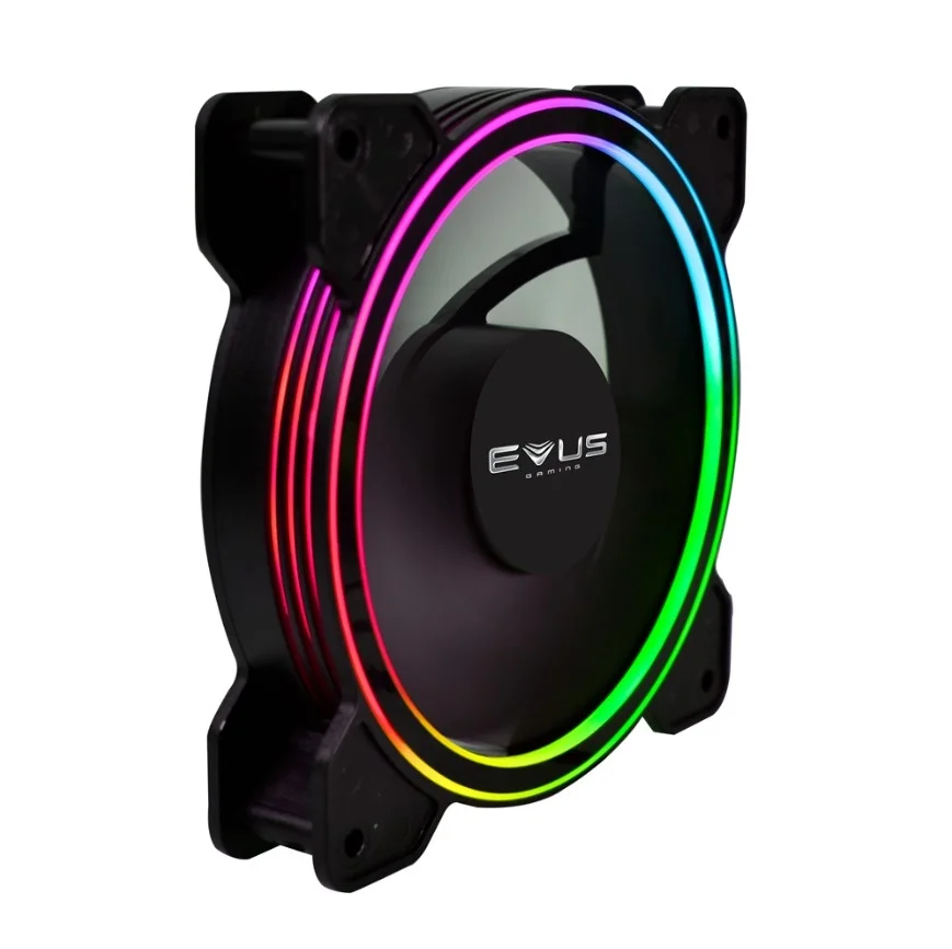 Imagem 4 de 5 do produto Cooler Gamer Evus F-12fix Fan 12cm Com Led (7898597133118)