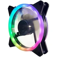 Kit Cooler Fan Evus Fk-12p, RGB, 4 Unidades + Controle Remoto 2
