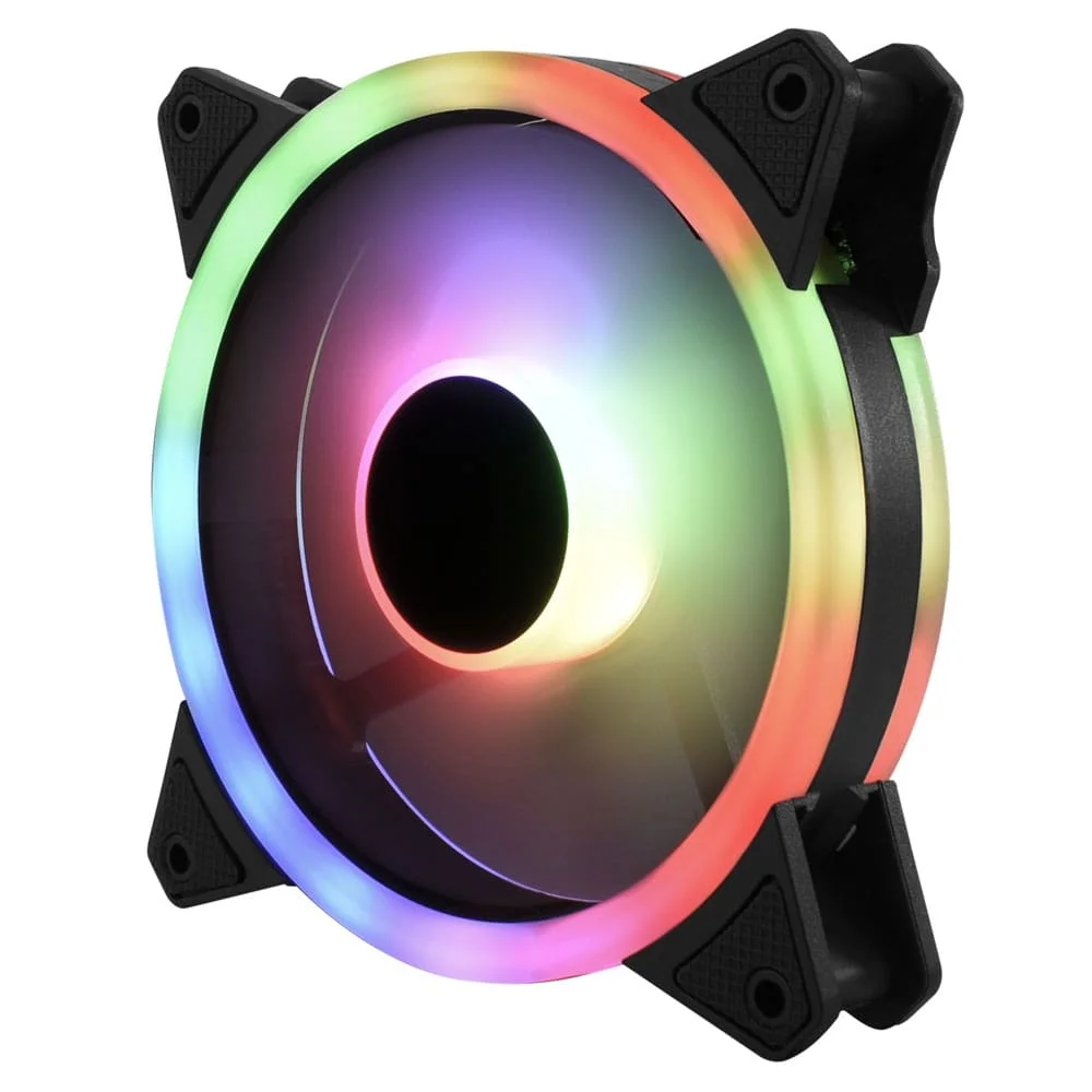 Imagem 3 de 5 do produto Cooler Gamer Evus F12d-arGB Double Ring