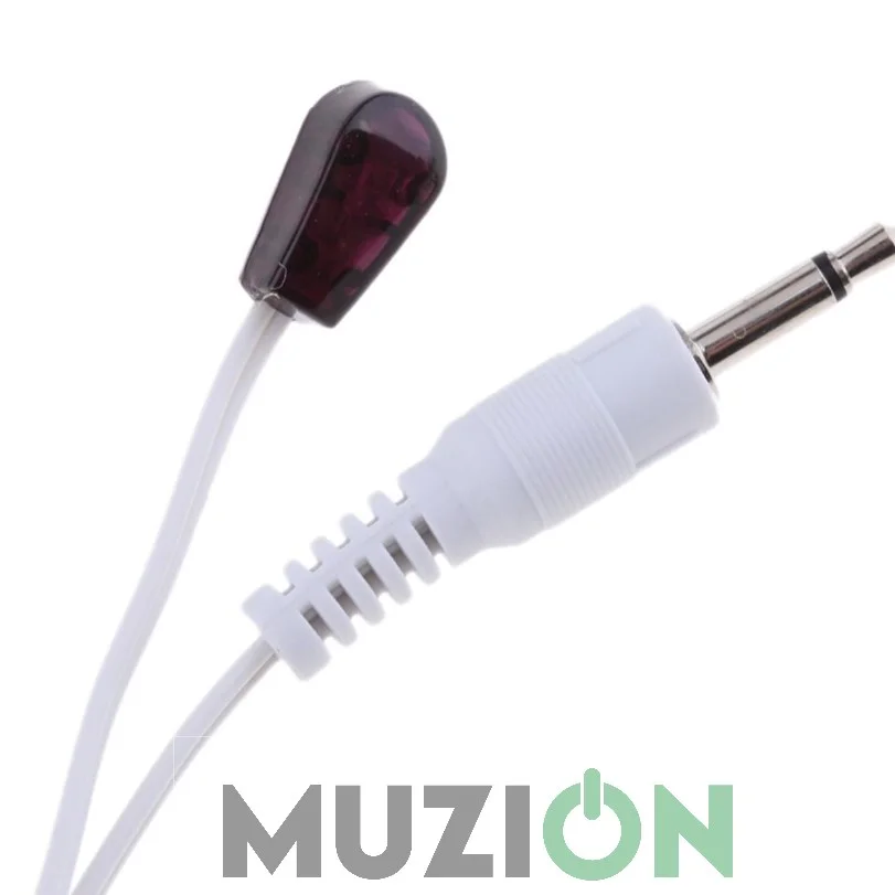 Imagem 3 de 4 do produto Kit 10 Cabo Emissor Ir Simples Infravermelho Branco Muzion