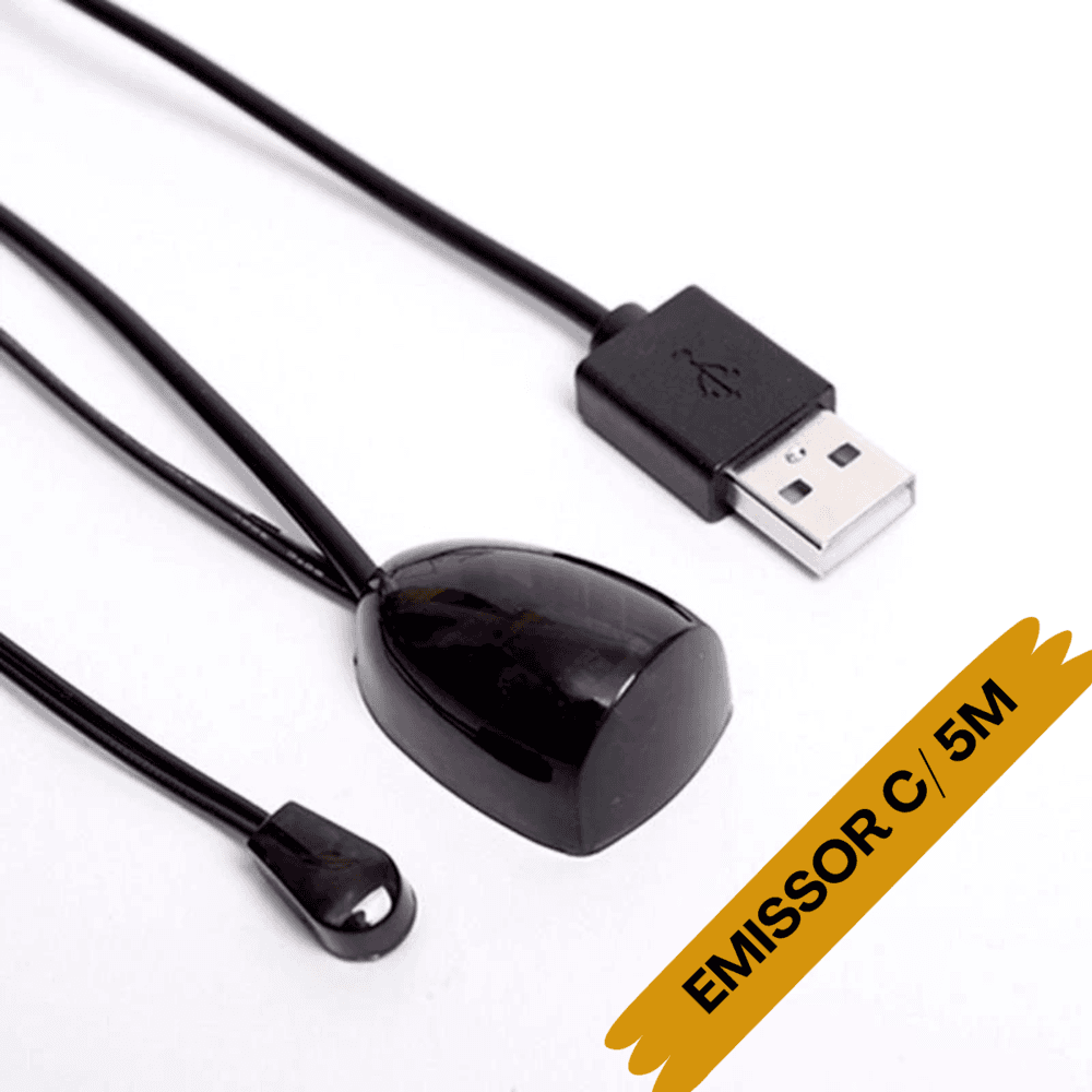 Imagem 3 de 5 do produto Extensor Muzion, Repetidor Controle Remoto Ir, 5M Infravermelho USB