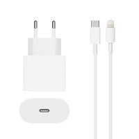 Carregador de Tomada com Cabo Altomex USB-C para iPhone 14, Branco