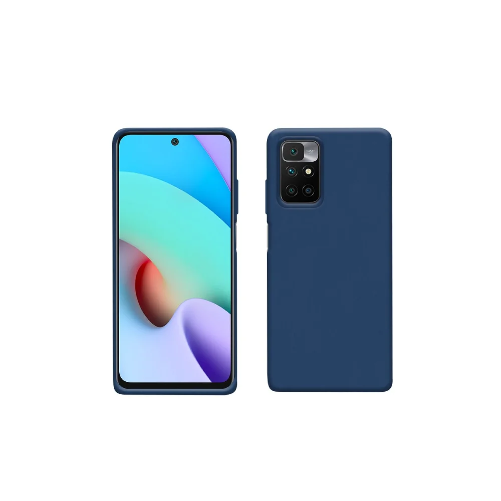 Capa Protetora de Silicone Smartphone Xiaomi Redmi 10, Azul