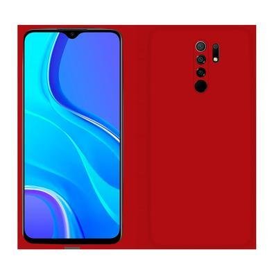 Capa Protetora XIAOMI Redmi 9, Silicone, Vermelho