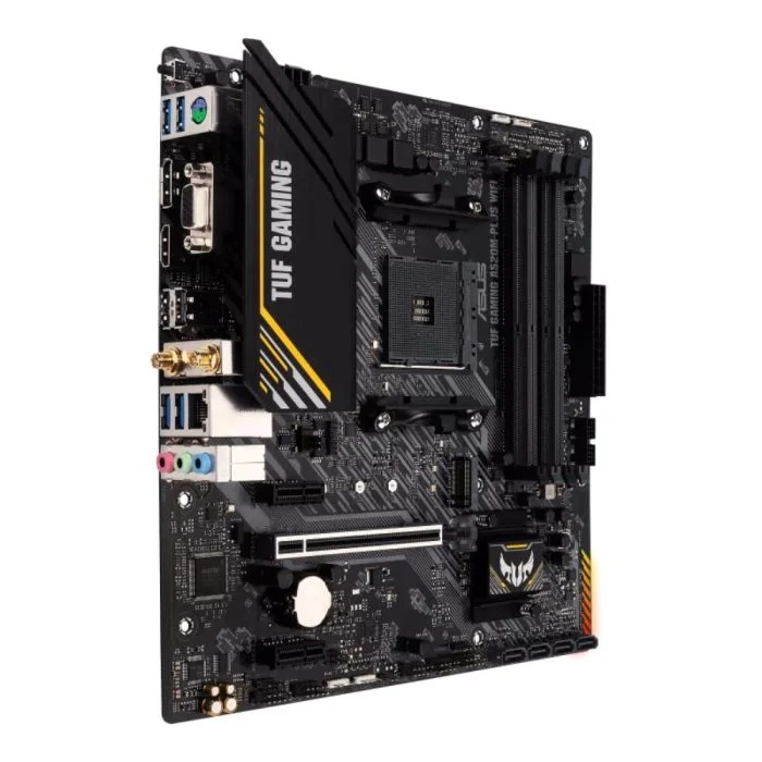 Imagem 2 de 5 do produto Placa Mãe Asus, A520m-plus, Wifi Tuf Gaming, AM4, DDR4 - M.2 RGB.