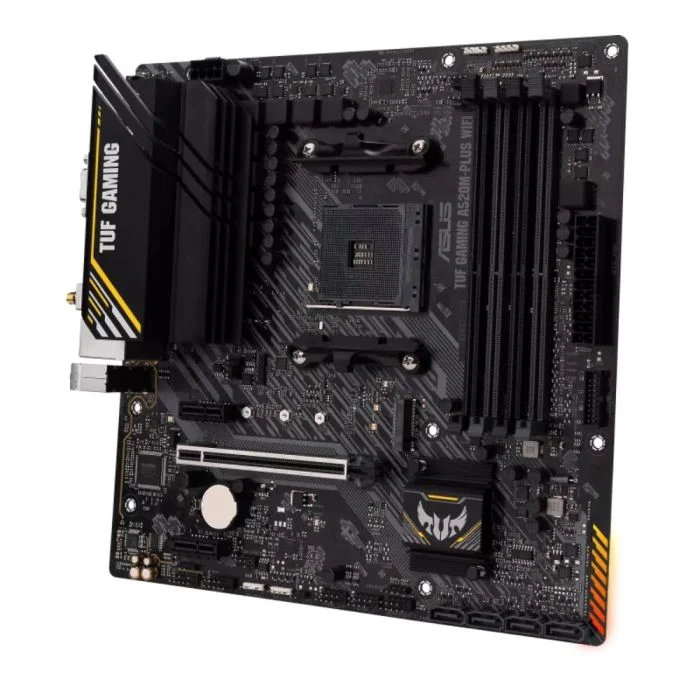 Imagem 4 de 5 do produto Placa Mãe Asus, A520m-plus, Wifi Tuf Gaming, AM4, DDR4 - M.2 RGB.